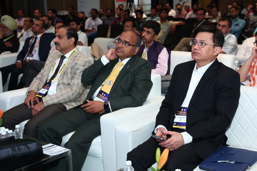 Dr. Shubhang Aggarwal seated with guest faculty delegates